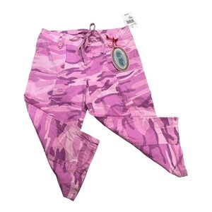 Be Bop Jeans Pink Camouflage Girls Capris Size 12